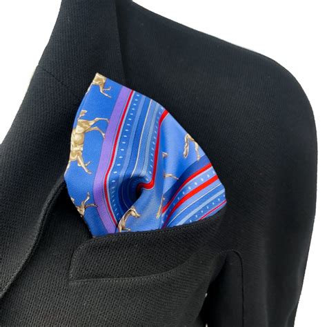 hermes pocket square how to wear|Hermes pocket square for men.